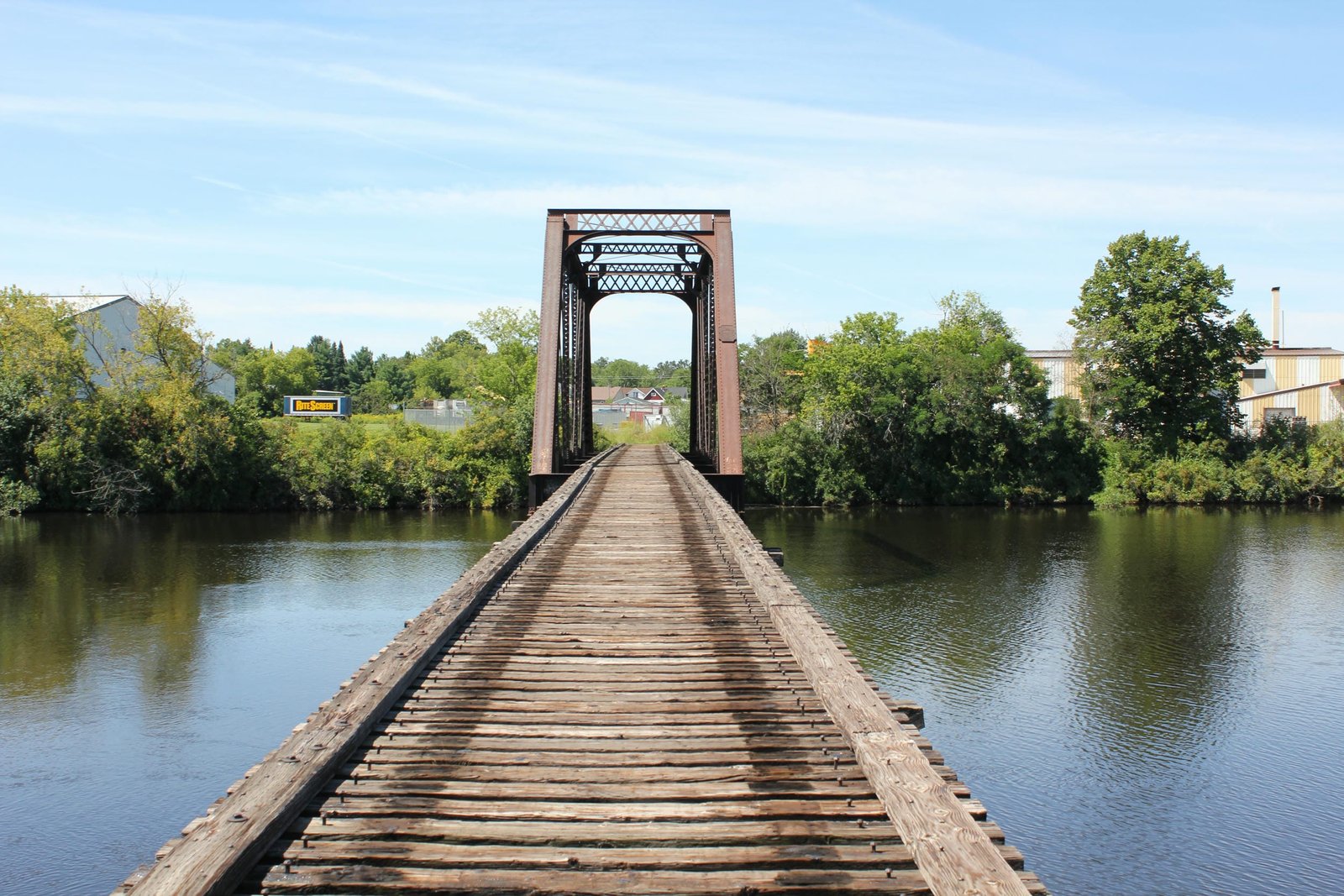 Looking west